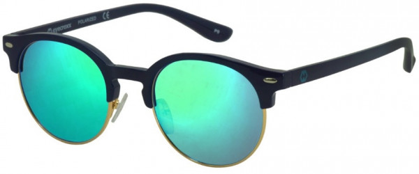 Eyecroxx ECKS1702 Sunglasses, C3 Gold Navy/Ice Blue Mirror