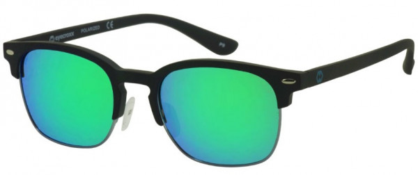 Eyecroxx ECKS1703 Sunglasses, C4 Gun Mat Black/Green Mirror