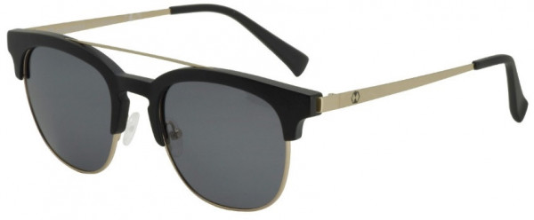 Eyecroxx ECS1708 Sunglasses, C4 Gold Mat Black/Smoke