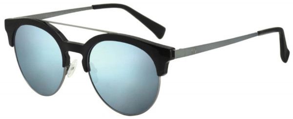 Eyecroxx ECS1709 Sunglasses, C1 Gun Black/Silver Blue Mirror