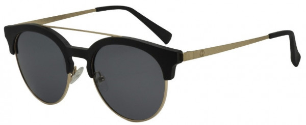 Eyecroxx ECS1709 Sunglasses, C4 Gold Mat Black/Smoke