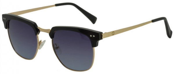 Eyecroxx ECS1713 Sunglasses, C1 Gold Black/Gradient Smoke
