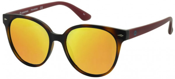 Eyecroxx ECS1721 Sunglasses, C2 Demi Amber/Gold Mirror