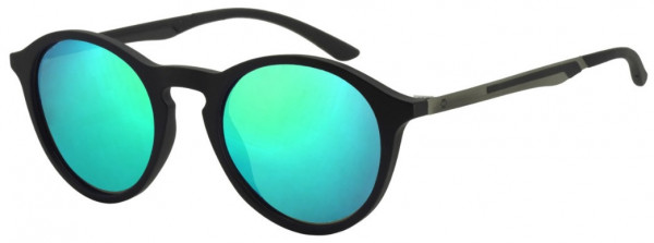 Eyecroxx ECS1722 Sunglasses, C4 Mat Black/Ice Blue Mirror
