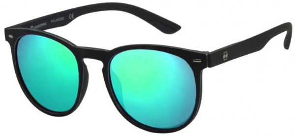 Eyecroxx ECS1724 Sunglasses, C3 Distressed Black/Ice Blue Mirror