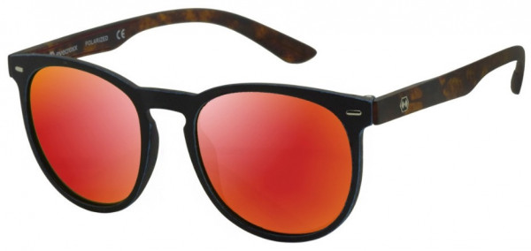 Eyecroxx ECS1724 Sunglasses, C4 Distressed Black/Red Mirror