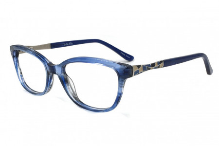 Italia Mia IM760 Eyeglasses, Ocean Blue Mosiac