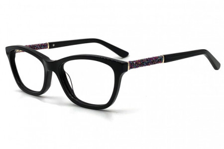 Italia Mia IM765 Eyeglasses, Black Sprinkle