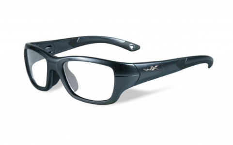 Wiley X YOUTH FORCE WX FLASH Sunglasses, (YFFLA03) FLASH GRAPHITE / BLACK FRAME