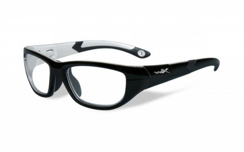 Wiley X YOUTH FORCE  WX VICTORY Sunglasses, (YFVIC03) VICTORY GLOSS BLACK / ALUMINUM PEARL FRAME