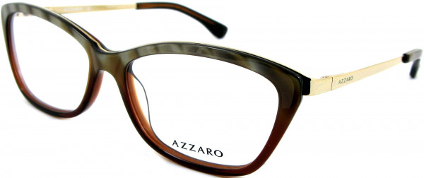 Azzaro AZ2151 Eyeglasses, C1 OLIVE TO BROWN/GOLD