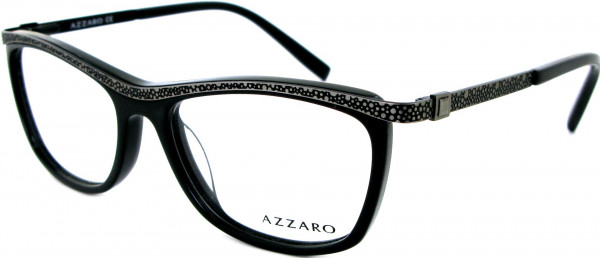 Azzaro AZ30227 Eyeglasses, C1 BLACK