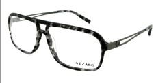 Azzaro AZ31008 Eyeglasses, C4 MATTE BLACK/MATTE GUN