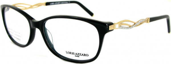 Azzaro AZ35016 Eyeglasses, C1 BLACK/GOLD