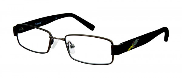 Crayola Eyewear CR228 Eyeglasses, GN GUNMETAL/BLACK