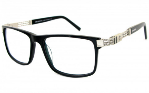 Charriol PC7531 Eyeglasses, C3 BLACK/ SILVER