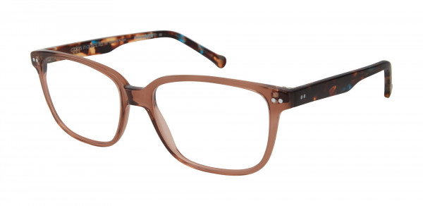 Colors In Optics C1055 FLATBUSH Eyeglasses, BRNM CRYSTAL BROWN/BROWN MUTLI