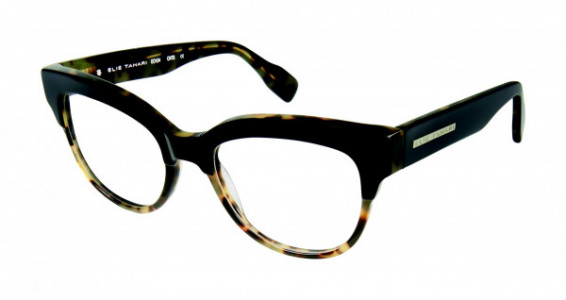 Elie Tahari EO124 Eyeglasses, OXTS BLACK/TORTOISE