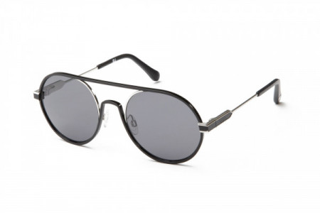 ill.i WA532S Sunglasses, 01 BLACK/SILVER