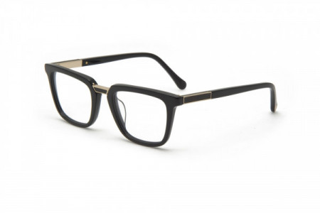 ill.i WA008V Eyeglasses, 01 BLACK/GOLD