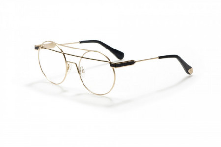 ill.i WA501V Eyeglasses, V05 GOLD/BLACK