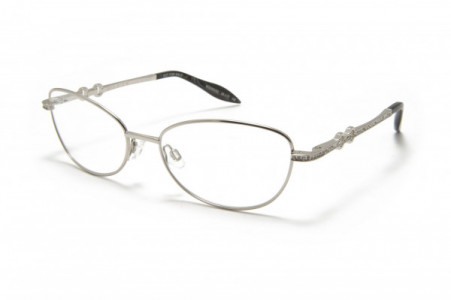 Mila ZB MZ056V Eyeglasses, V02 SILVER/STRASS