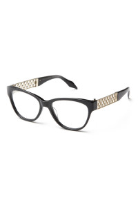 Mila ZB MZ066V Eyeglasses, V01 BLACK/STRASS