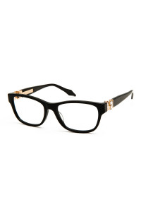 Mila ZB MZ072V Eyeglasses, 01 BLACK