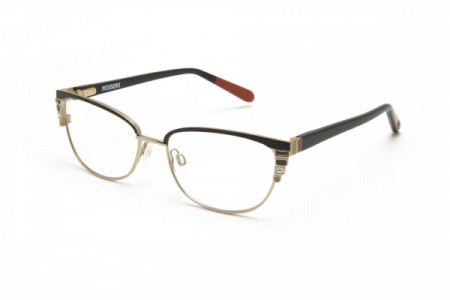 Missoni MI336V Eyeglasses, 01 BLACK/GOLD