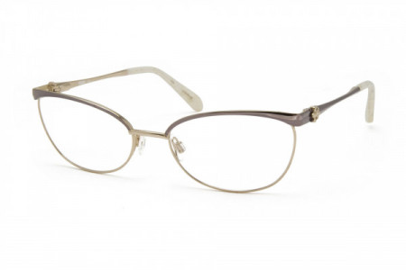 Moschino MO213V Eyeglasses, 04 GUN/GOLD