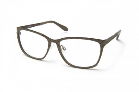 Moschino MO280V Eyeglasses, 02 BROWN