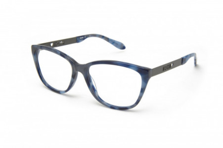 Moschino MO289V Eyeglasses, 03 BLUE MULTI