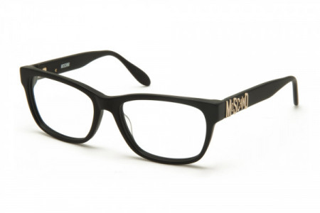 Moschino MO298V Eyeglasses, 01 MATTE BLACK
