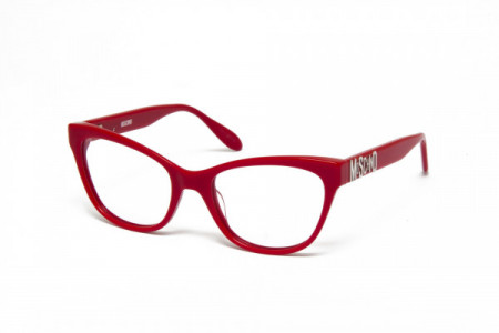Moschino MO299V Eyeglasses, 03 SHINY RED