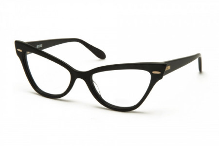 Moschino MO302V Eyeglasses, 01 SHINY BLACK