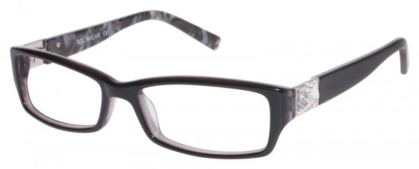 Rocawear RO309 Eyeglasses, OXGY BLACK/SILVER MARBLE