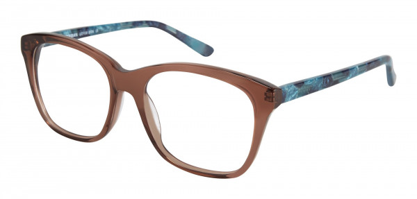 Union Bay UO108 Eyeglasses, BRN BROWN/BLUE MARBLE