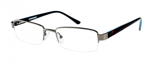 Union Bay UO117 Eyeglasses, MOX MATTE BLACK