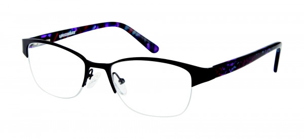 Union Bay UO119 Eyeglasses, OX BLACK/FEATHER