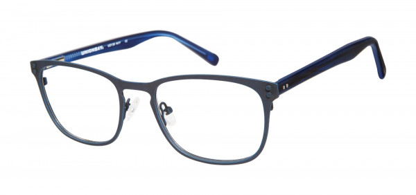 Union Bay UO139 Eyeglasses, GN ANTIQUE SILVER/HONEY TORTOISE
