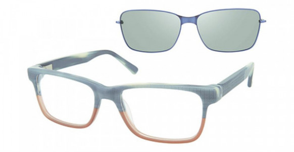 Revolution 786 Eyeglasses, Blue Denim Fade