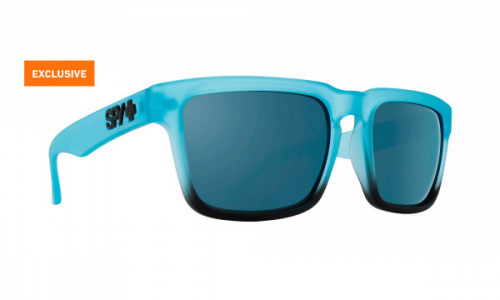Spy Optic Helm Colors Sunglasses, Translucent Blue/Black Fade / Gray with Dark Blue Spectra
