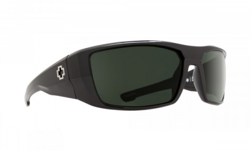 Spy Optic Dirk Sunglasses, Black / Happy Gray Green Polar