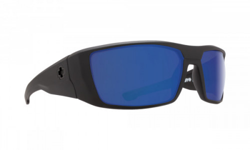 Spy Optic Dirk Sunglasses, Matte Black / Happy Bronze Polar with Dark Blue Spectra