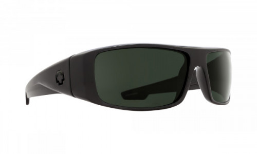 Spy Optic Logan Sunglasses, SOSI Black ANSI RX / HD Plus Gray Green