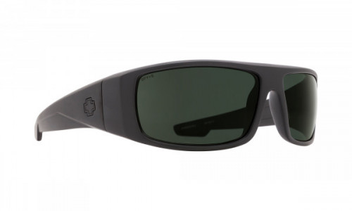 Spy Optic Logan Sunglasses, SOSI Matte Black ANSI RX / HD Plus Gray Green