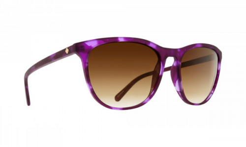 Spy Optic Cameo Sunglasses, Soft Matte Purple Tort / Happy Bronze Fade