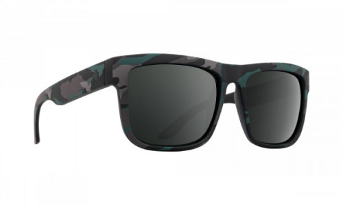 Spy Optic Discord Sunglasses, Stealth Camo / HD Plus Gray Green w/ Black Spectra Mirror