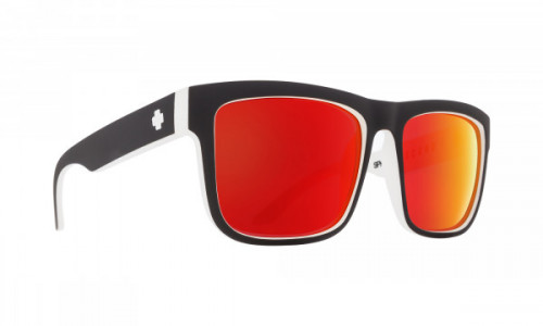 Spy Optic Discord Sunglasses, Whitewall / HD Plus Gray Green with Red Spectra Mirror