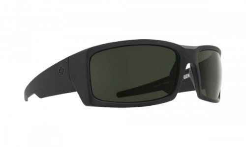 Spy Optic General Sunglasses, SOSI Matte Black ANSI RX / HD Plus Gray Green